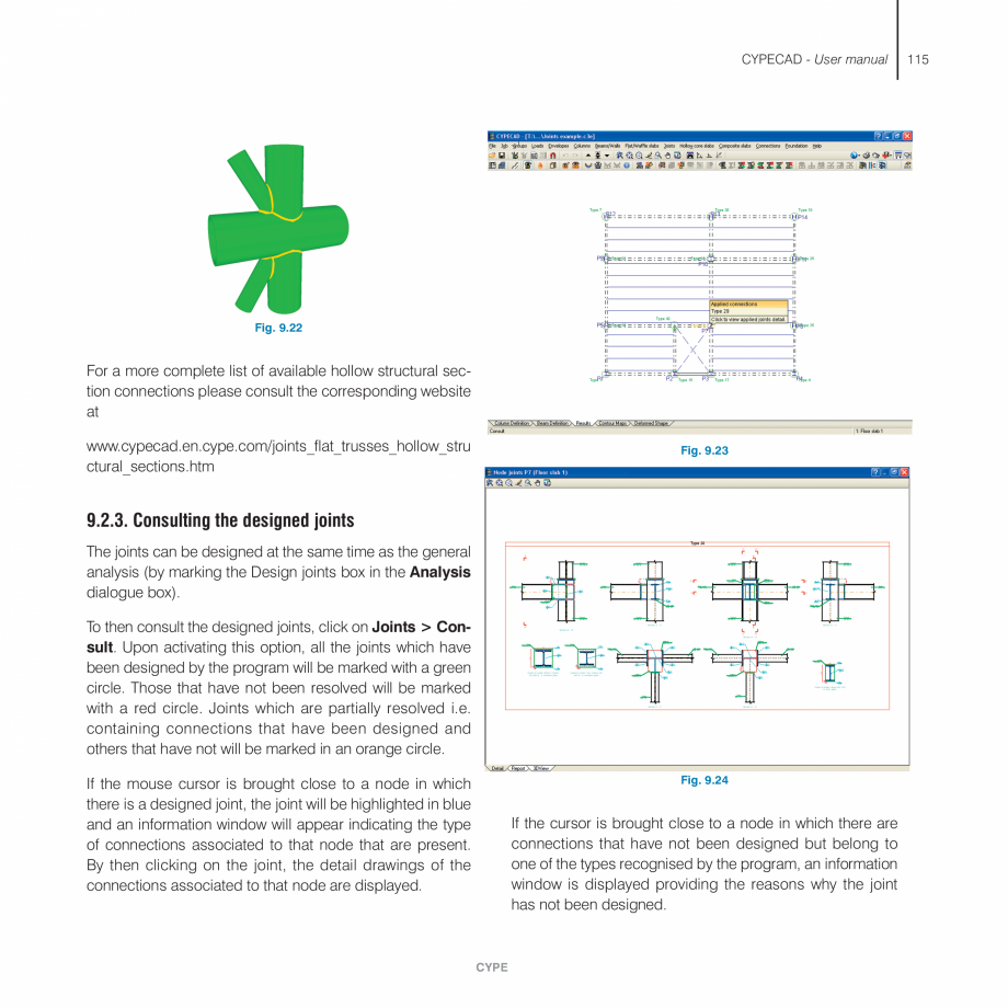 Pagina 115-Manual de utilizare CYPE CYPECAD Instructiuni montaj, utilizare Engleza n,
the Frame selection...