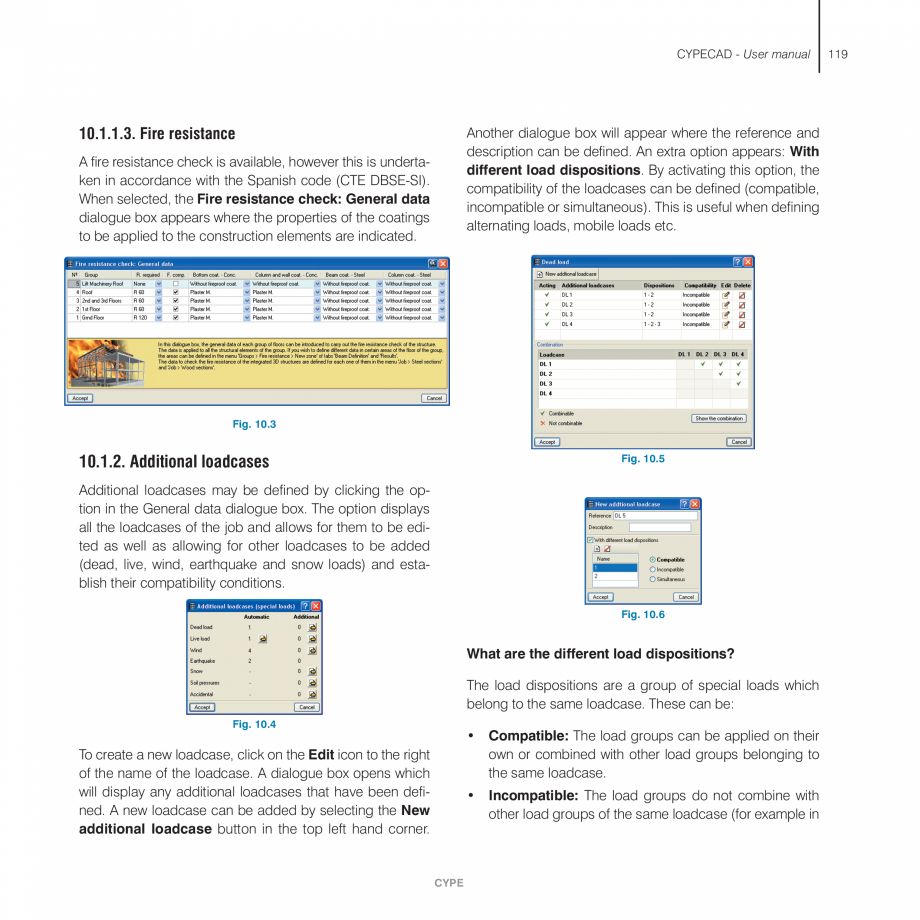 Pagina 119-Manual de utilizare CYPE CYPECAD Instructiuni montaj, utilizare Engleza he forces obtained from the ...