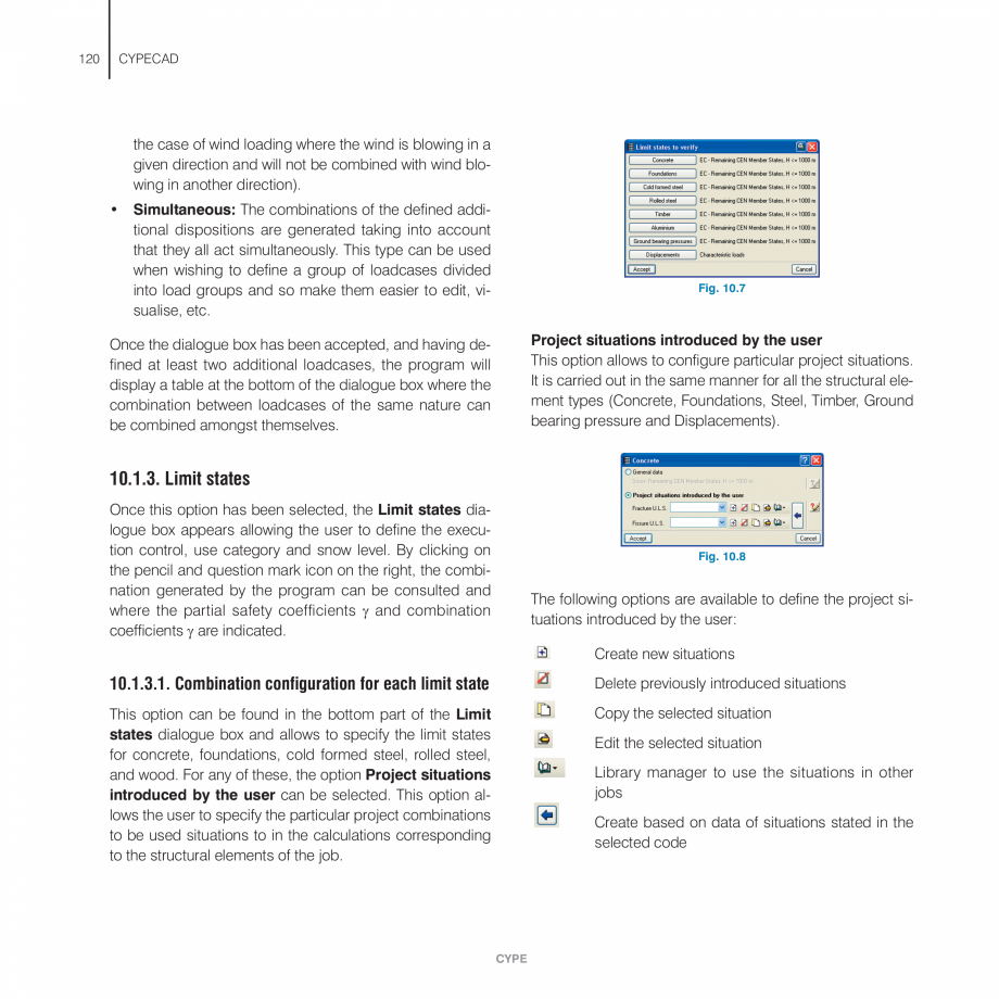 Pagina 120-Manual de utilizare CYPE CYPECAD Instructiuni montaj, utilizare Engleza w on screen can be chosen so...
