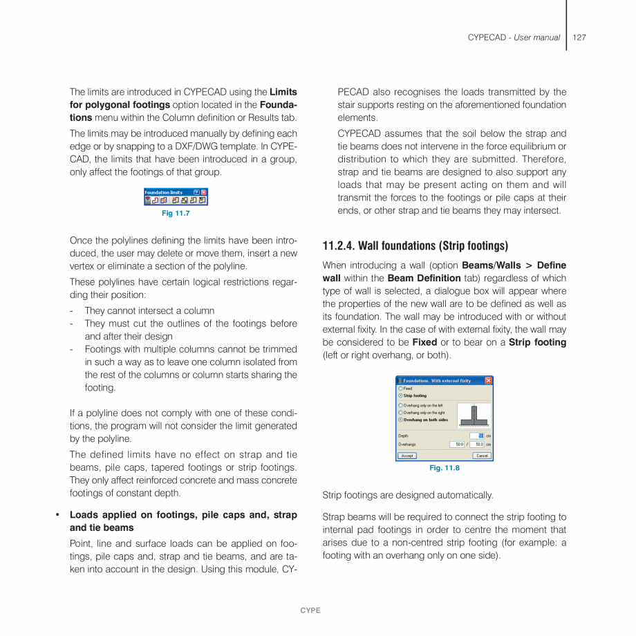 Pagina 127-Manual de utilizare CYPE CYPECAD Instructiuni montaj, utilizare Engleza tressed joists due to their ...