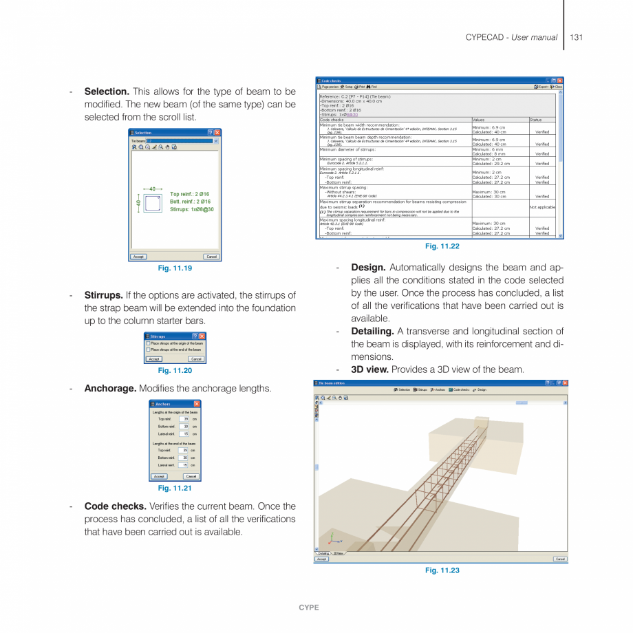 Pagina 131-Manual de utilizare CYPE CYPECAD Instructiuni montaj, utilizare Engleza s recommended be introduced:...