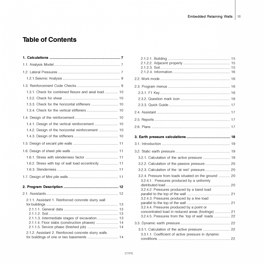 Pagina 3-Ziduri de sprijin - Manual de utilizare CYPE Instructiuni montaj, utilizare Engleza ros S.A....