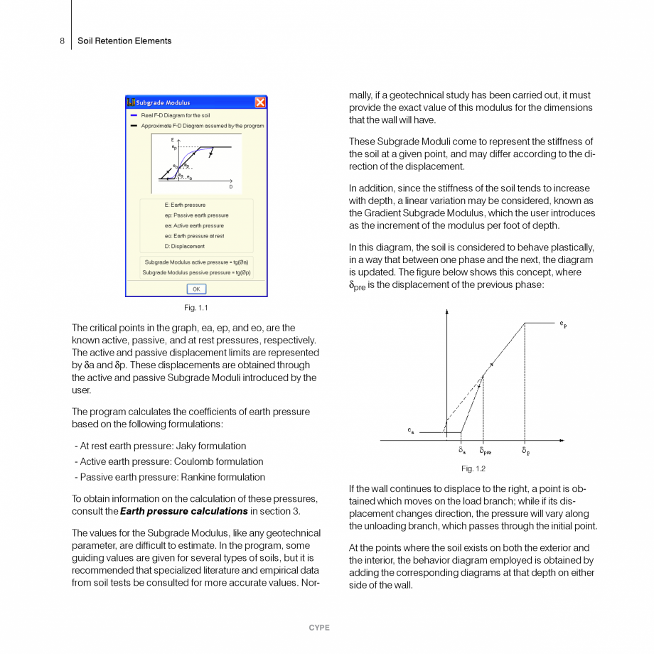 Pagina 8-Ziduri de sprijin - Manual de utilizare CYPE Instructiuni montaj, utilizare Engleza rced concrete...