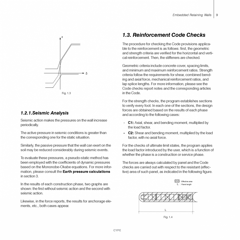 Pagina 9-Ziduri de sprijin - Manual de utilizare CYPE Instructiuni montaj, utilizare Engleza ining walls as...