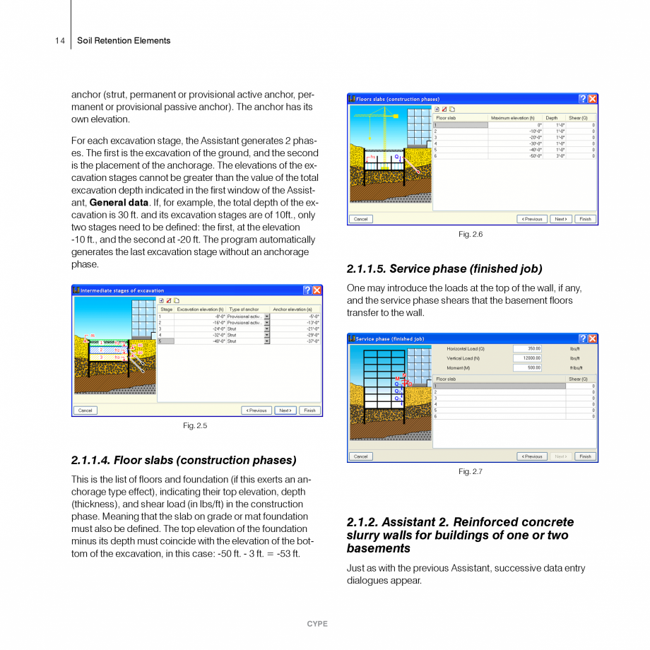 Pagina 14-Ziduri de sprijin - Manual de utilizare CYPE Instructiuni montaj, utilizare Engleza c action makes...