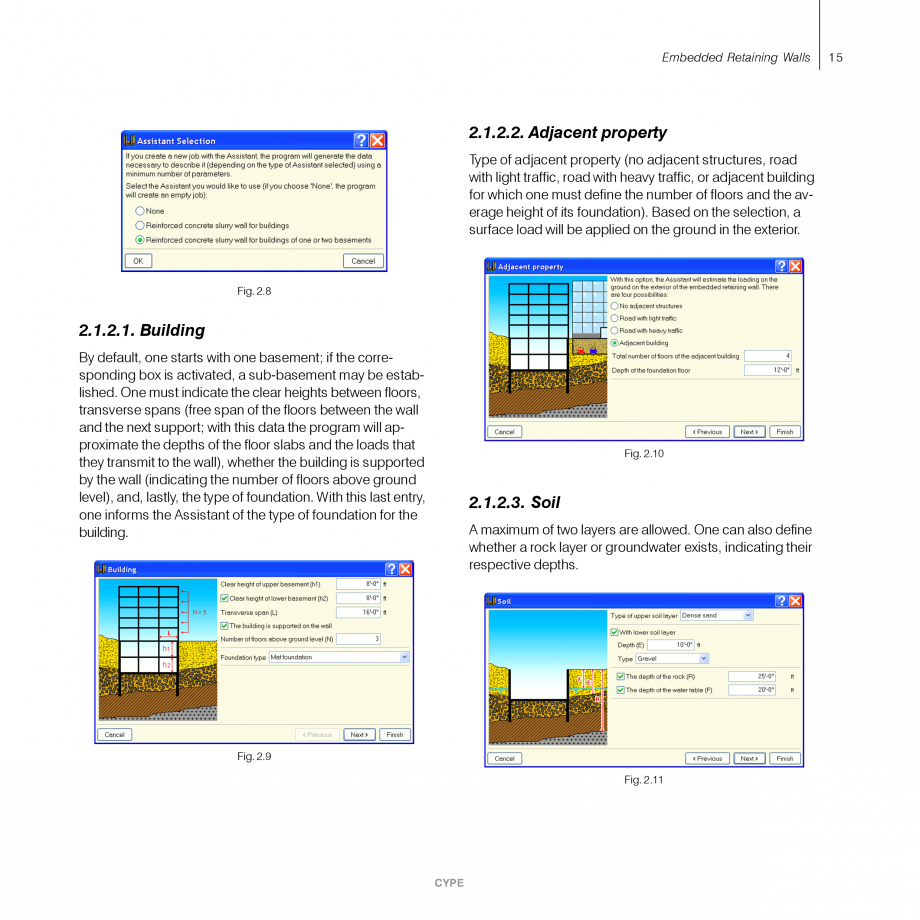Pagina 15 - Ziduri de sprijin - Manual de utilizare CYPE Instructiuni montaj, utilizare Engleza el, ...