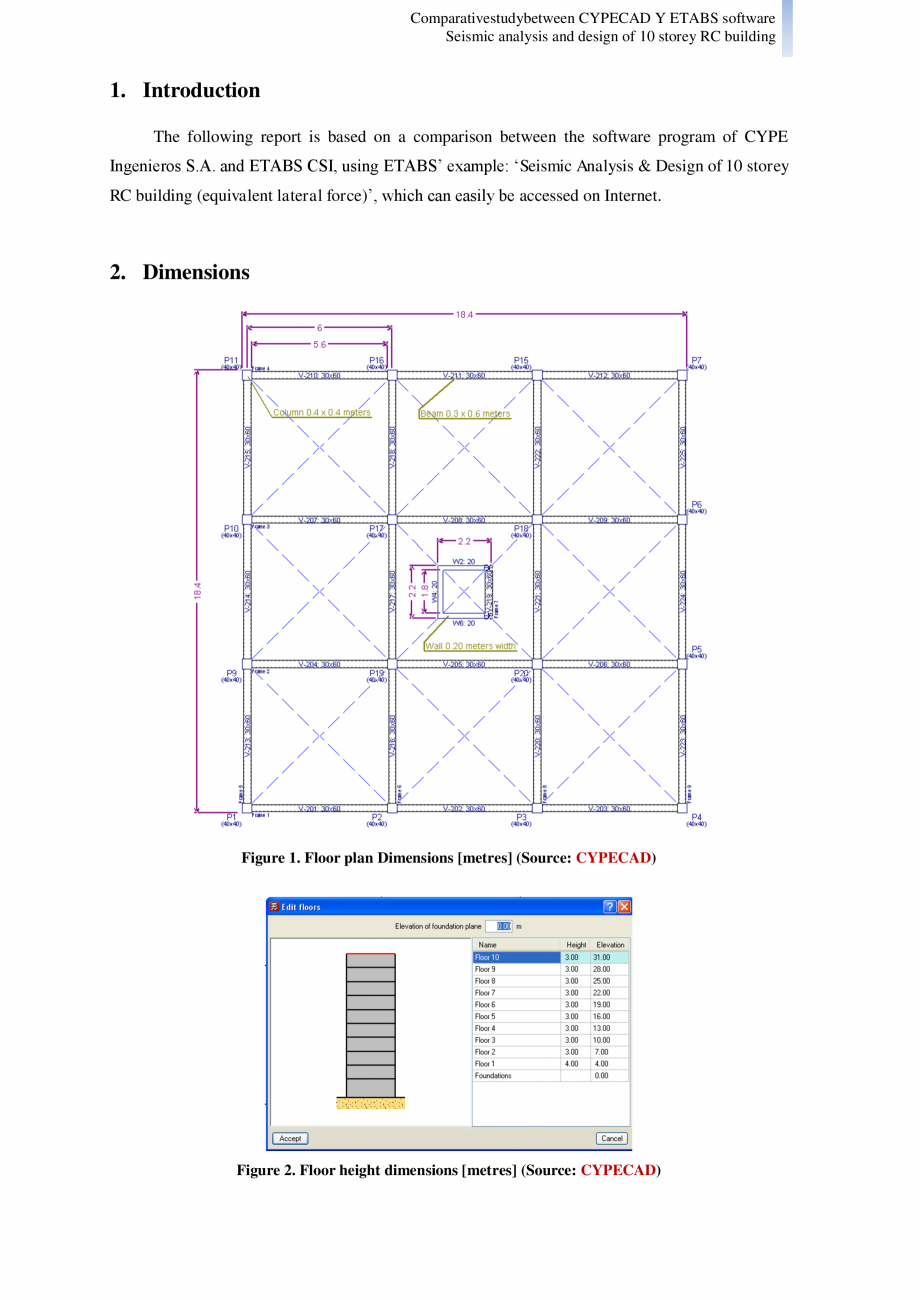 Pagina 2-Studiu comparativ Cypecad vs. Etabs - Analiza seismica si design-ul unei cladiri cu 10 etaje CYPE...