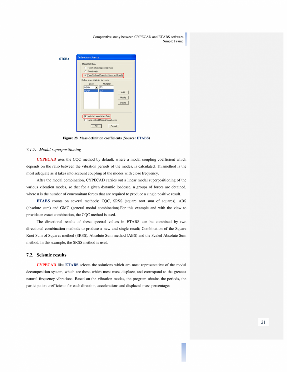 Pagina 21 - Studiu comparativ Cypecad vs. Etabs CYPE Catalog, brosura Engleza  of assigning the...