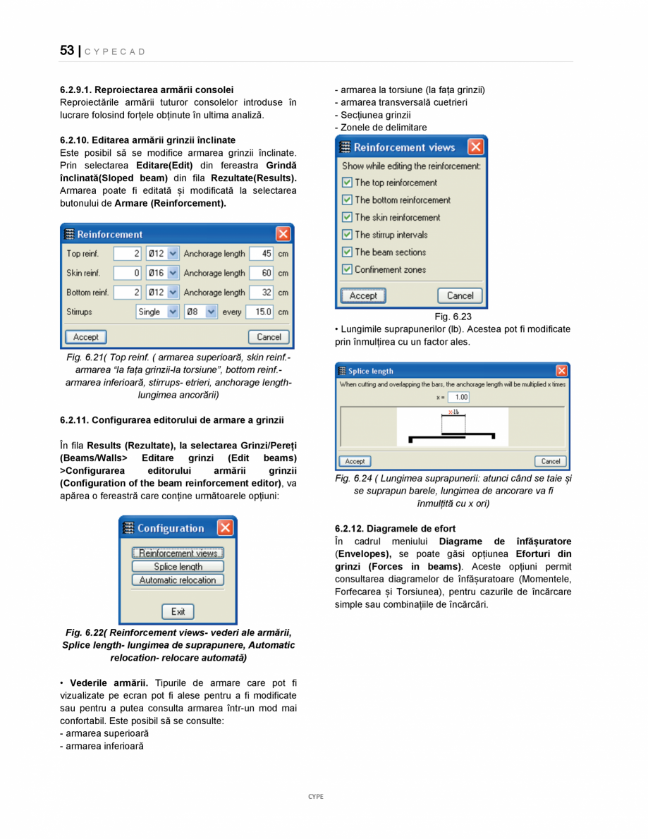 Pagina 53-Manual de utilizare CYPE CAD CYPE CYPECAD Instructiuni montaj, utilizare Romana va închide și va...