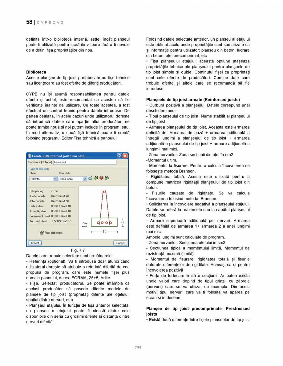 Pagina 58-Manual de utilizare CYPE CAD CYPE CYPECAD Instructiuni montaj, utilizare Romana ibuie acest lucru....