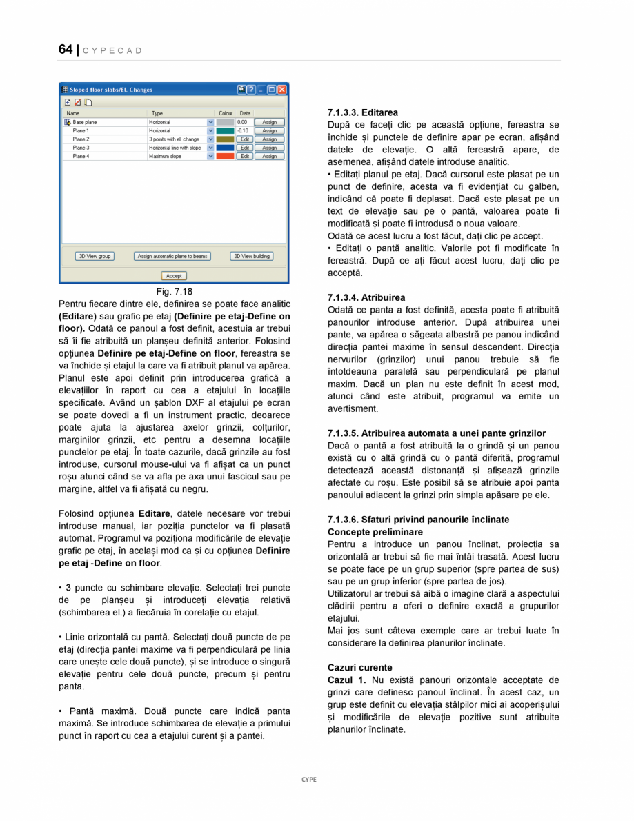 Pagina 64-Manual de utilizare CYPE CAD CYPE CYPECAD Instructiuni montaj, utilizare Romana  o verificare...