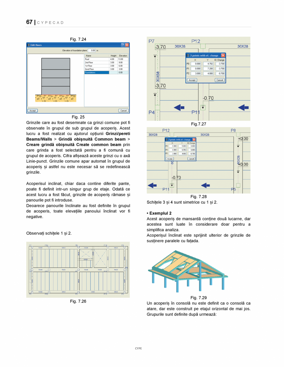 Pagina 67-Manual de utilizare CYPE CAD CYPE CYPECAD Instructiuni montaj, utilizare Romana stâlpului după ce ...