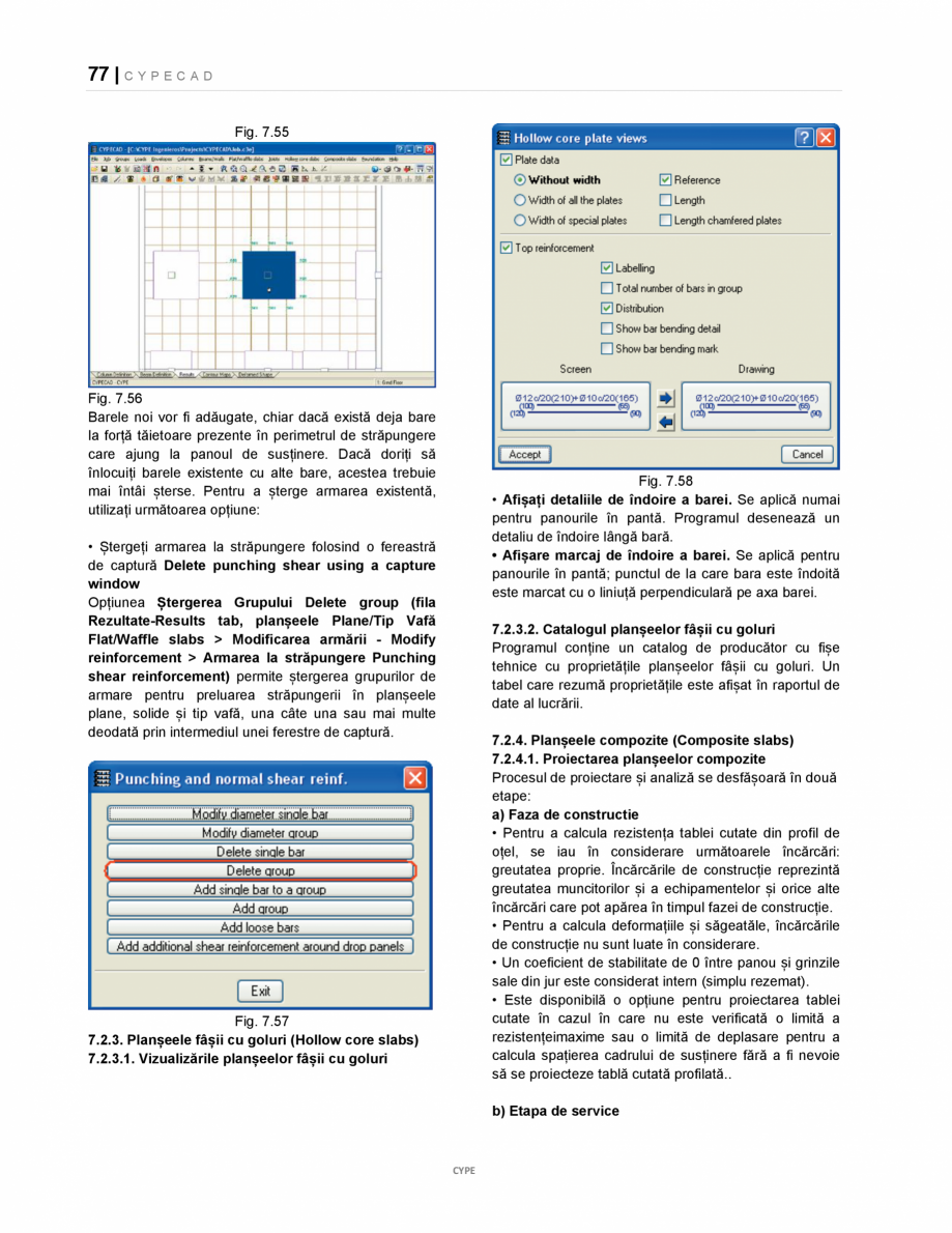 Pagina 77-Manual de utilizare CYPE CAD CYPE CYPECAD Instructiuni montaj, utilizare Romana -Beams/ Walls din...