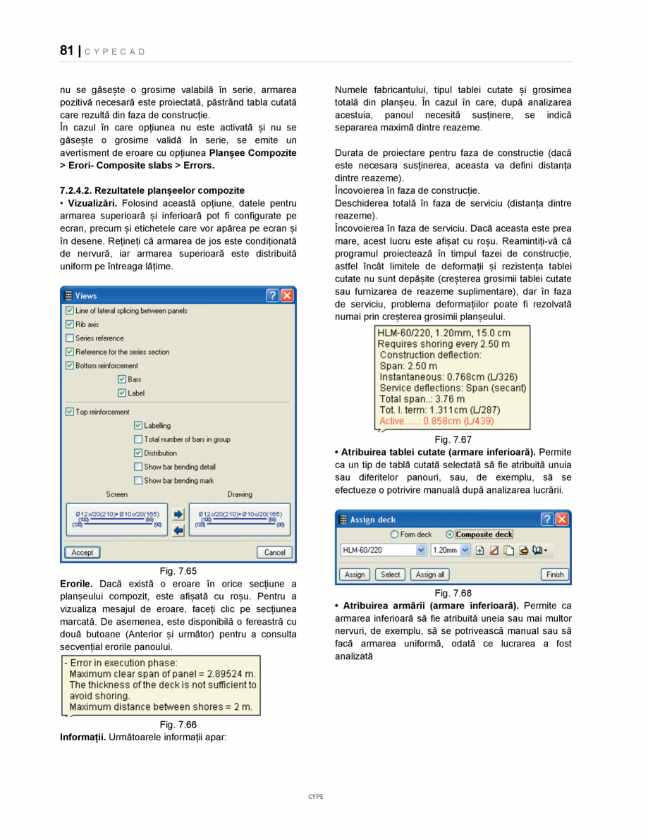 Pagina 81-Manual de utilizare CYPE CAD CYPE CYPECAD Instructiuni montaj, utilizare Romana nței mortarului și...