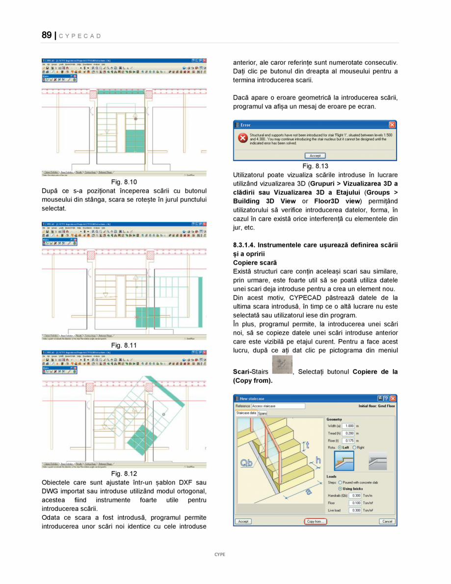 Pagina 89-Manual de utilizare CYPE CAD CYPE CYPECAD Instructiuni montaj, utilizare Romana Grinzile

Grinzile...