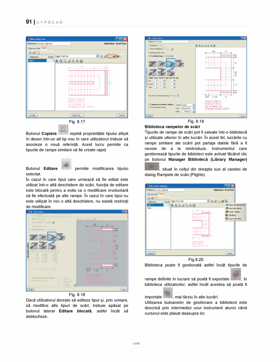 Pagina 91-Manual de utilizare CYPE CAD CYPE CYPECAD Instructiuni montaj, utilizare Romana Beam/Walls >...