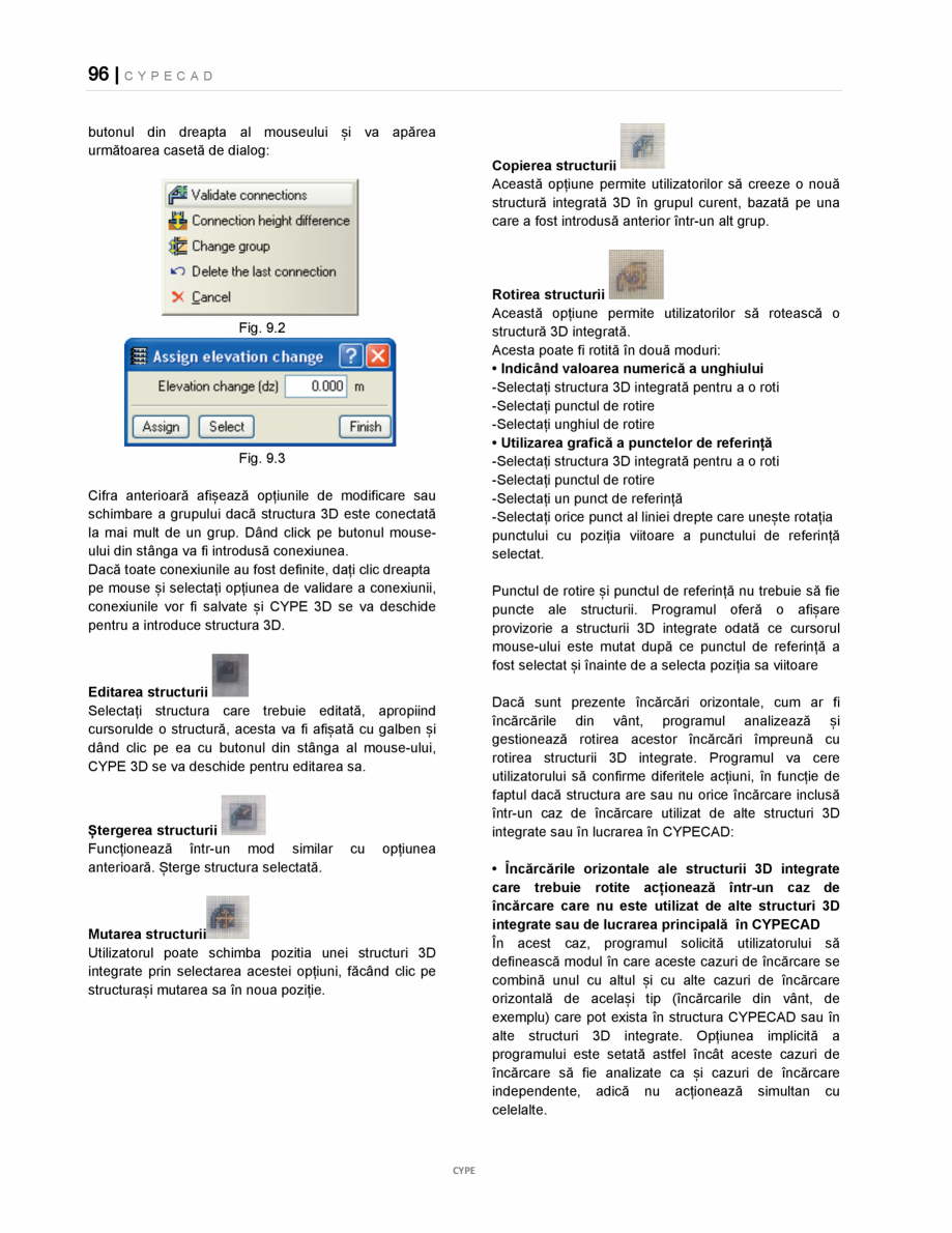 Pagina 96-Manual de utilizare CYPE CAD CYPE CYPECAD Instructiuni montaj, utilizare Romana  o schimbare a...