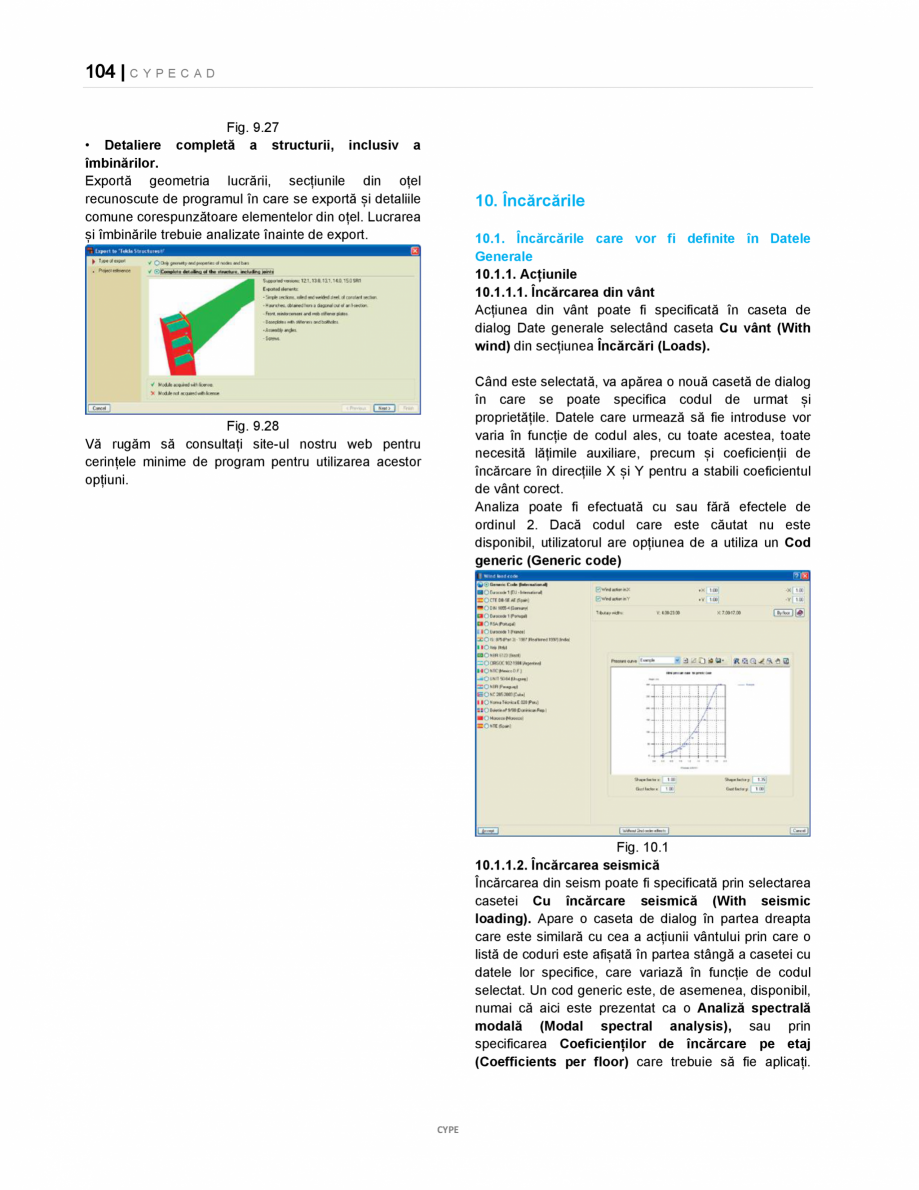Pagina 104-Manual de utilizare CYPE CAD CYPE CYPECAD Instructiuni montaj, utilizare Romana re externe...