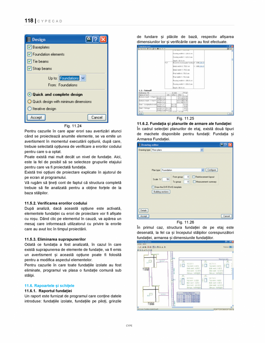 Pagina 118-Manual de utilizare CYPE CAD CYPE CYPECAD Instructiuni montaj, utilizare Romana cadru, programul...
