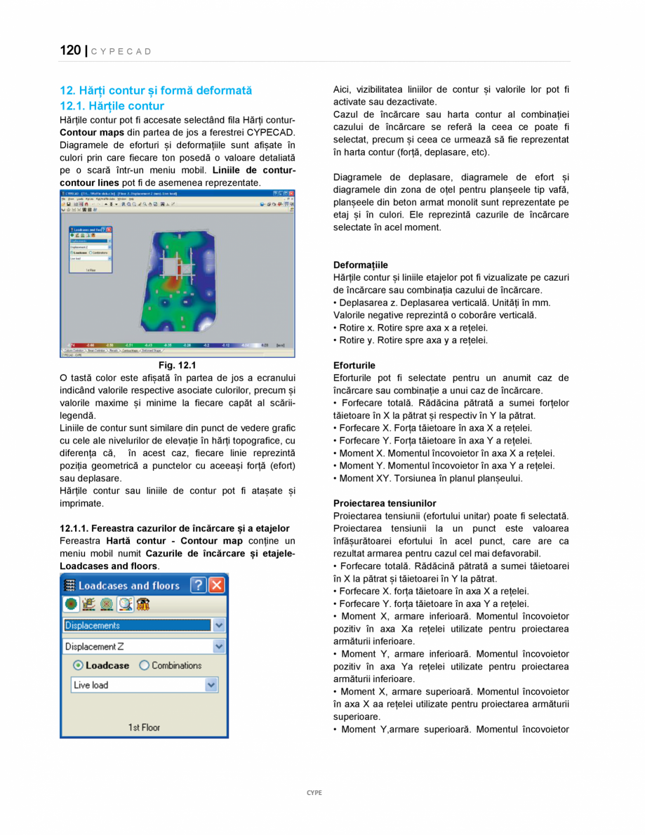 Pagina 120-Manual de utilizare CYPE CAD CYPE CYPECAD Instructiuni montaj, utilizare Romana la Rezultate, se...