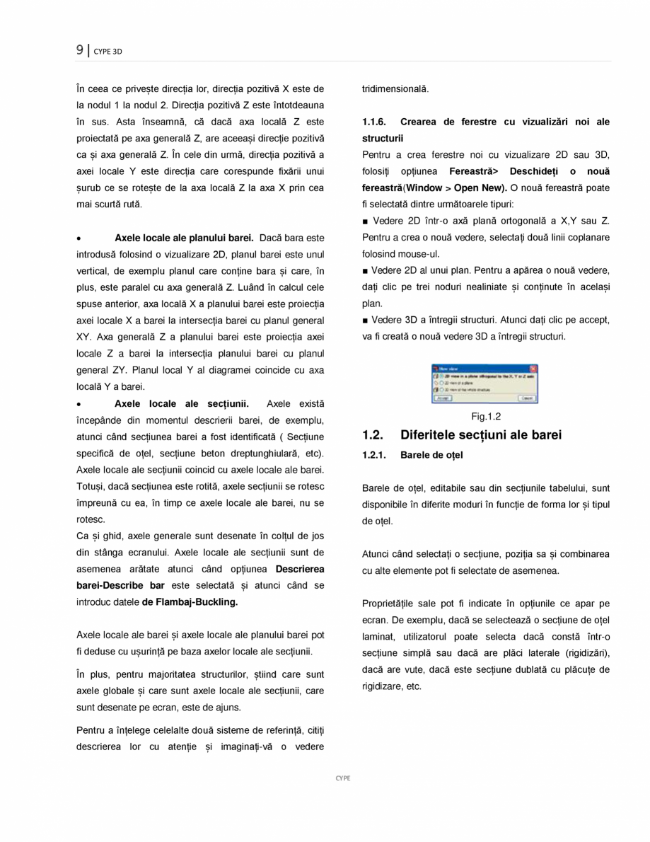 Pagina 9-Manual de utilizare CYPE 3D CYPE Instructiuni montaj, utilizare Romana e > New) și urmați aceeași...