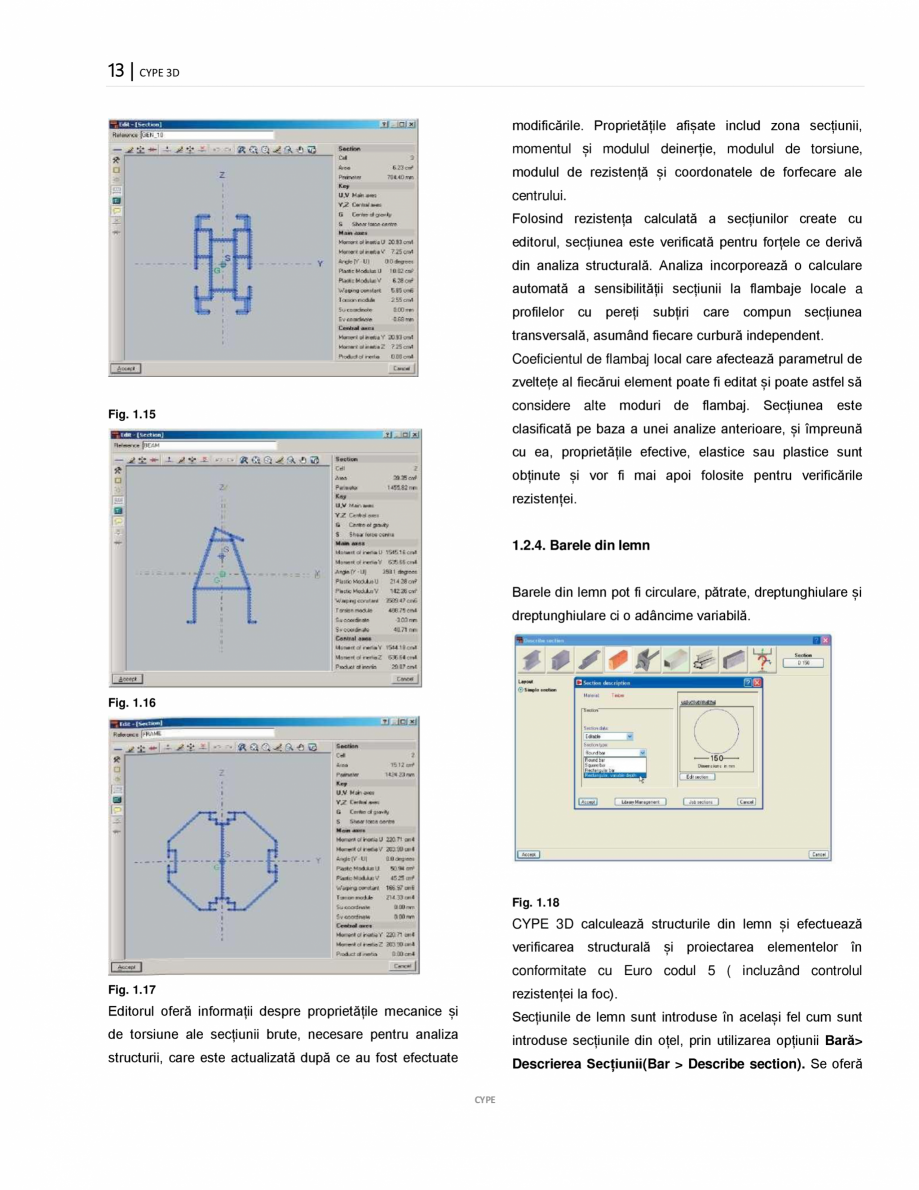 Pagina 13-Manual de utilizare CYPE 3D CYPE Instructiuni montaj, utilizare Romana or fi selectate.

ca și cum ...