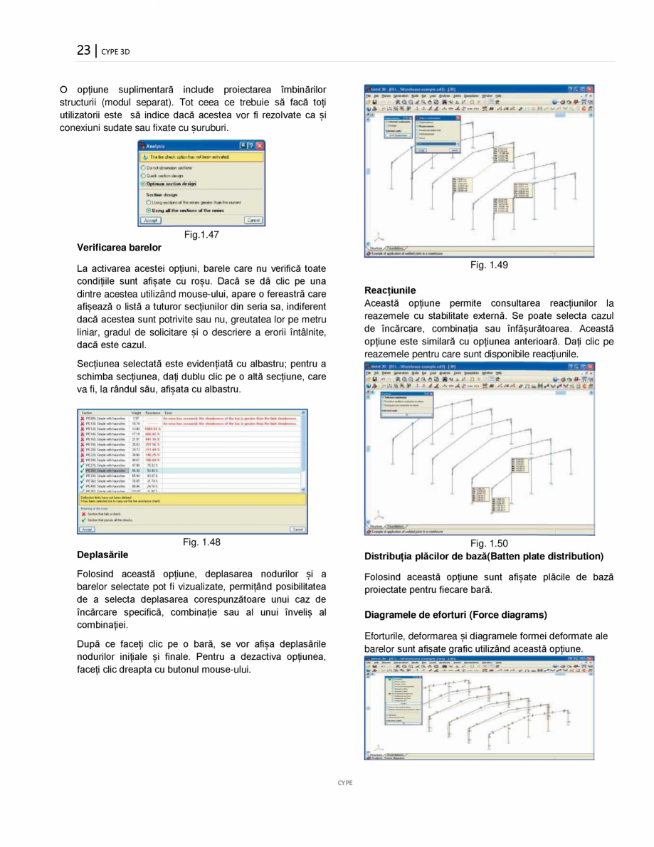 Pagina 23-Manual de utilizare CYPE 3D CYPE Instructiuni montaj, utilizare Romana parametrul de
zveltețe al...