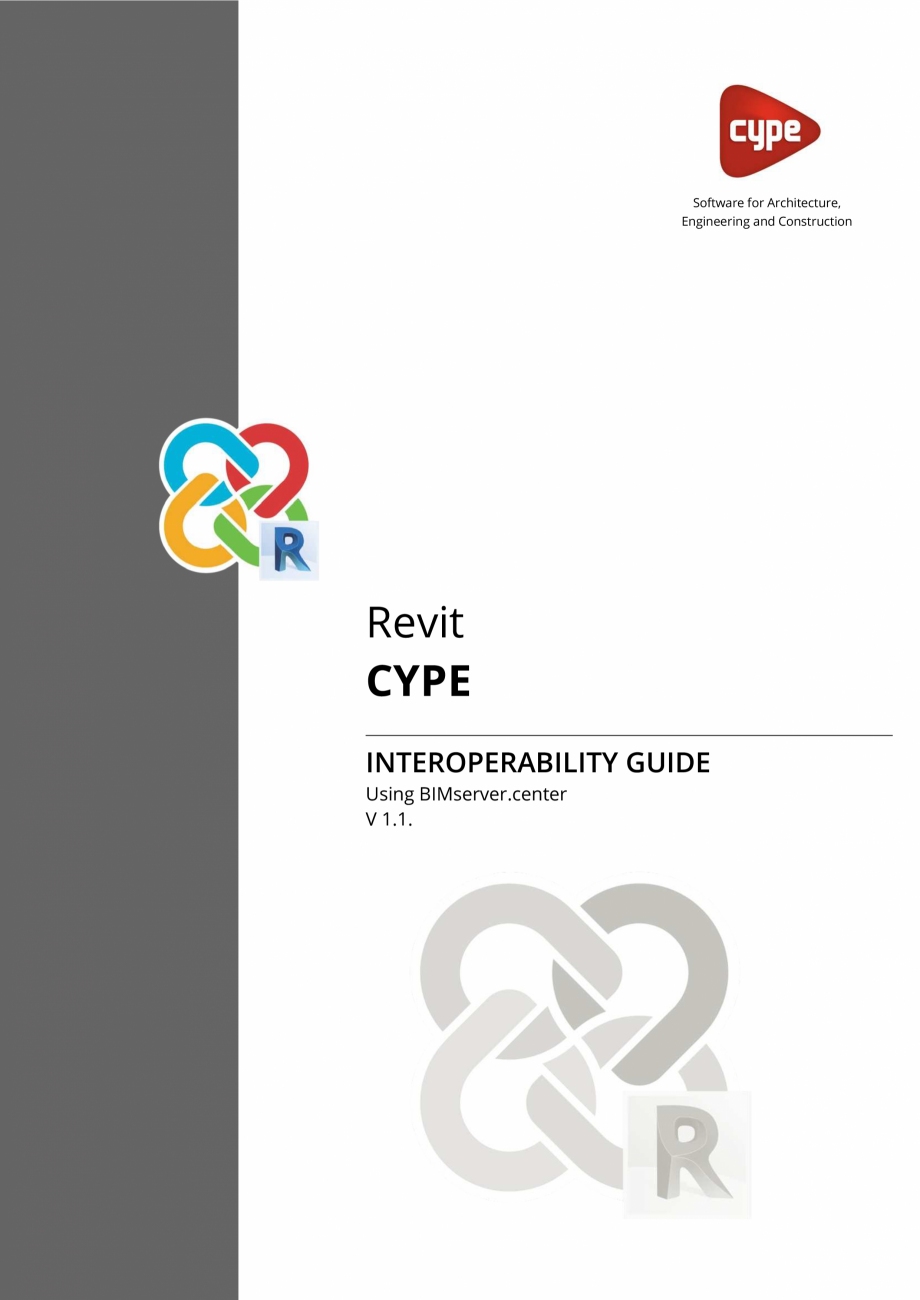 Pagina 1-Ghid de interoperabilitate CYPE - REVIT CYPE Catalog, brosura Engleza Software for Architecture,...