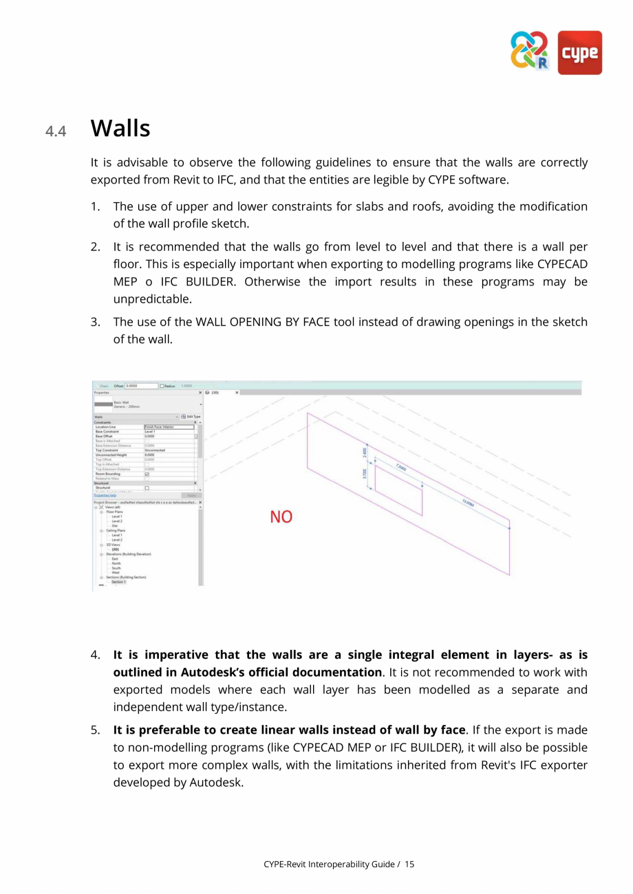 Pagina 15-Ghid de interoperabilitate CYPE - REVIT CYPE Catalog, brosura Engleza be able to link the IFCs
that ...