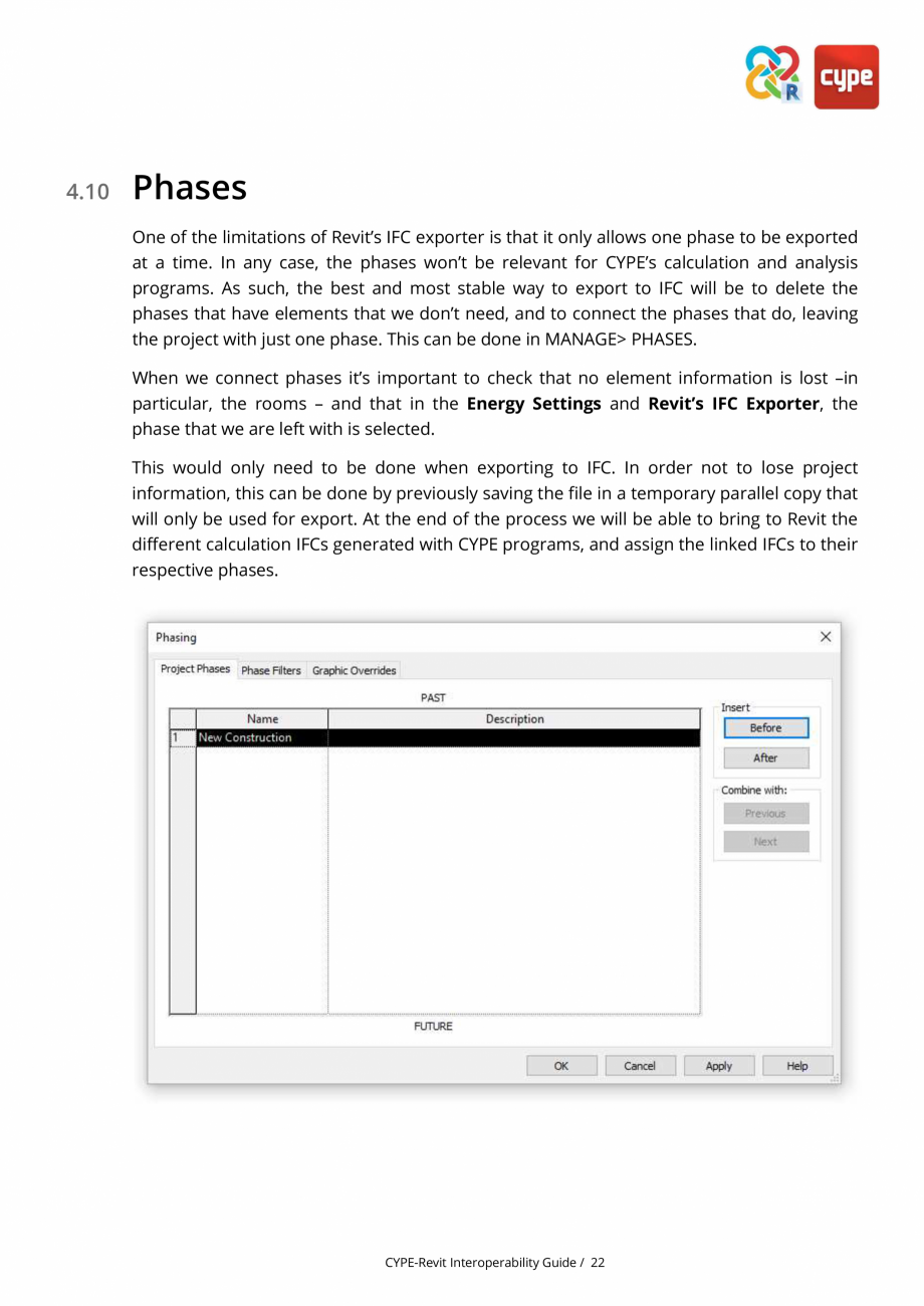 Pagina 22-Ghid de interoperabilitate CYPE - REVIT CYPE Catalog, brosura Engleza raints for slabs and roofs,...