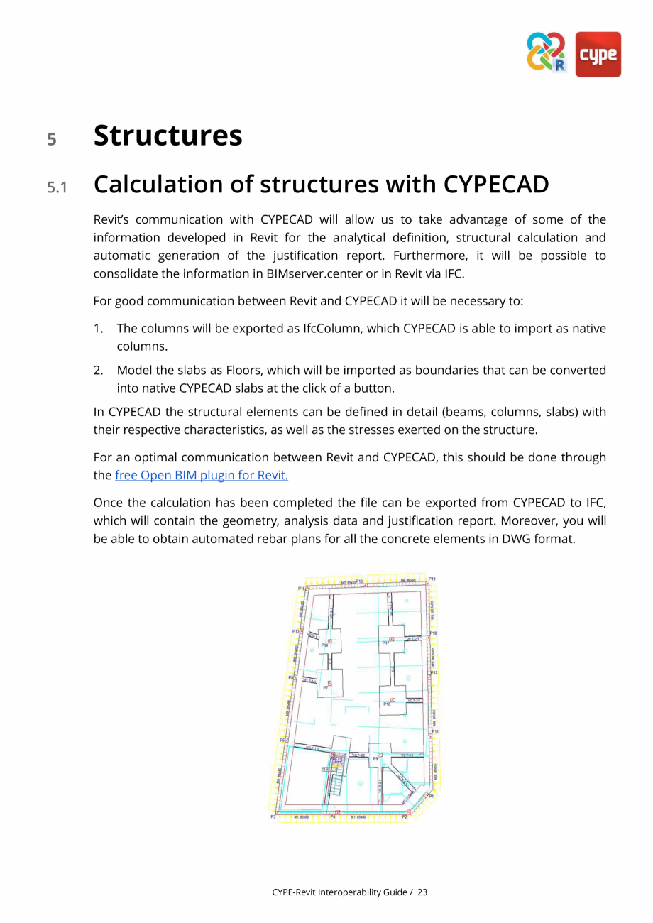 Pagina 23 - Ghid de interoperabilitate CYPE - REVIT CYPE Catalog, brosura Engleza utodesk.
...