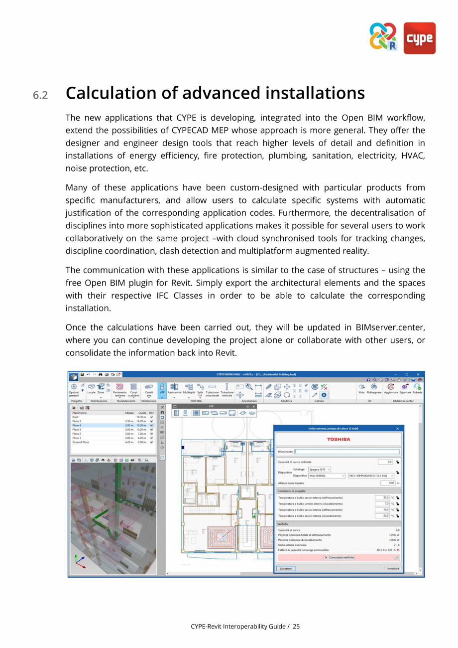 Pagina 25-Ghid de interoperabilitate CYPE - REVIT CYPE Catalog, brosura Engleza , avoiding gaps as much as...