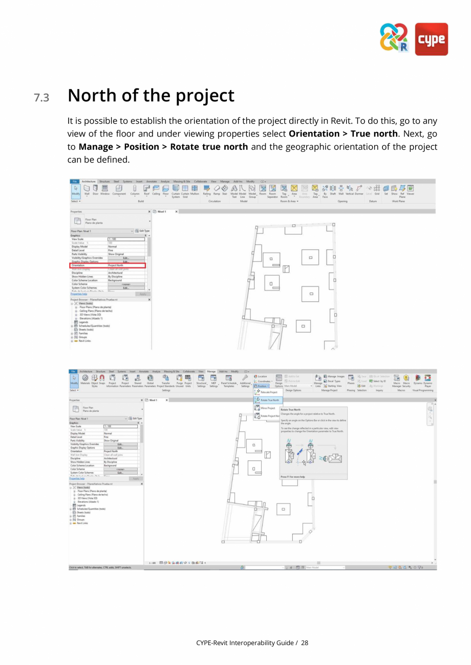 Pagina 28-Ghid de interoperabilitate CYPE - REVIT CYPE Catalog, brosura Engleza s
collaboratively working in...