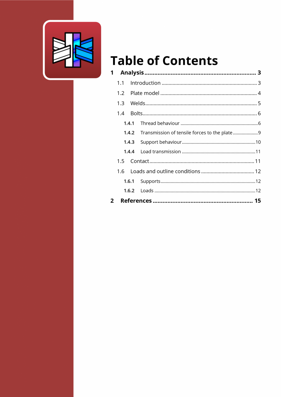 Pagina 2-Aplicatie CYPE pentru imbinari complexe CYPE CYPE Connect Steel Fisa tehnica Engleza Load...