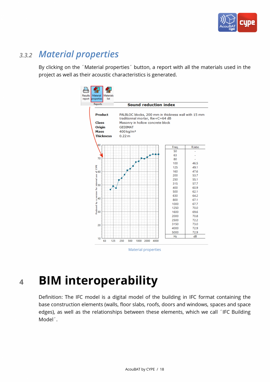 Pagina 18-AcouBAT by CYPE - Manual de utilizare CYPE Instructiuni montaj, utilizare Engleza 