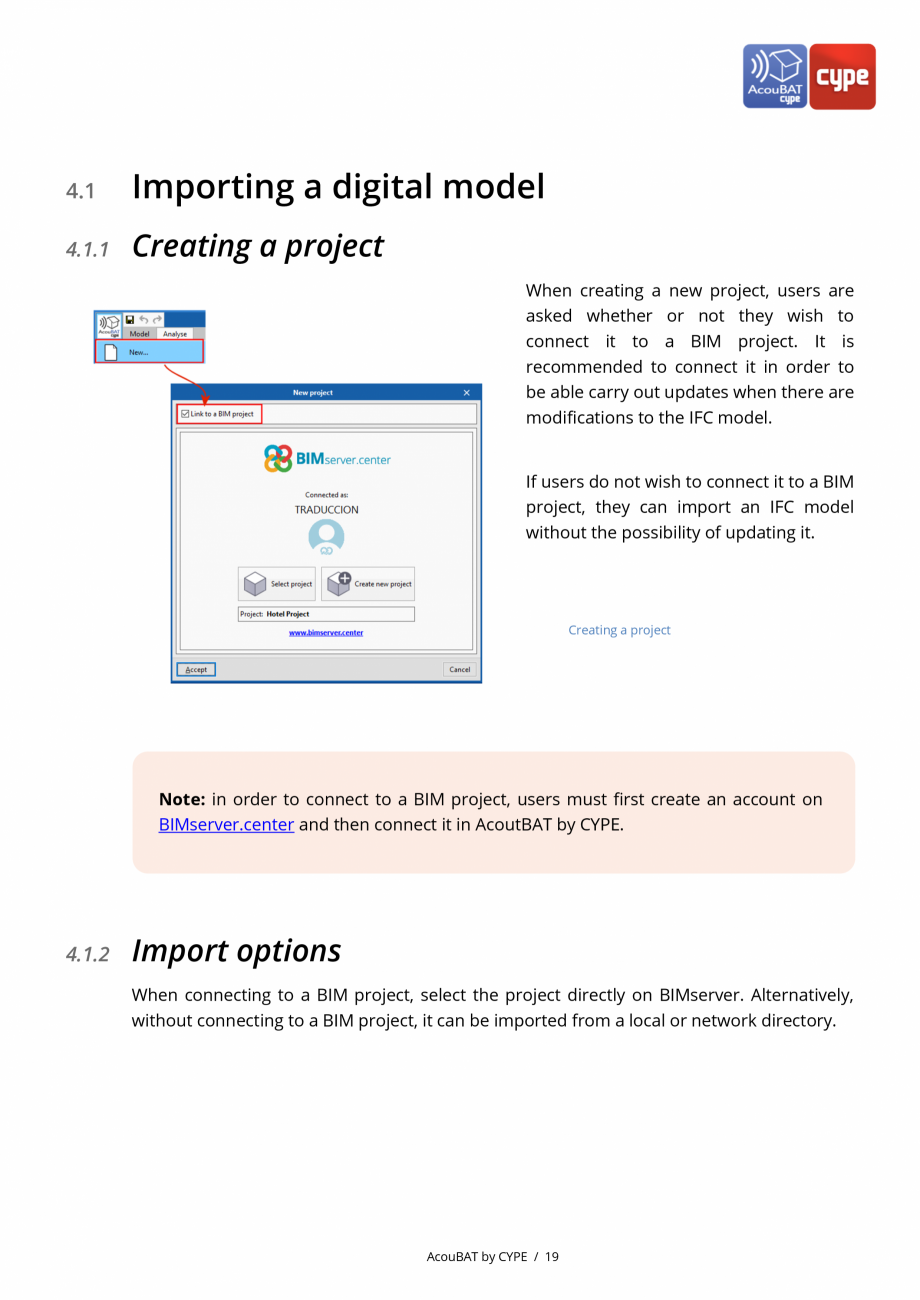 Pagina 19-AcouBAT by CYPE - Manual de utilizare CYPE Instructiuni montaj, utilizare Engleza 