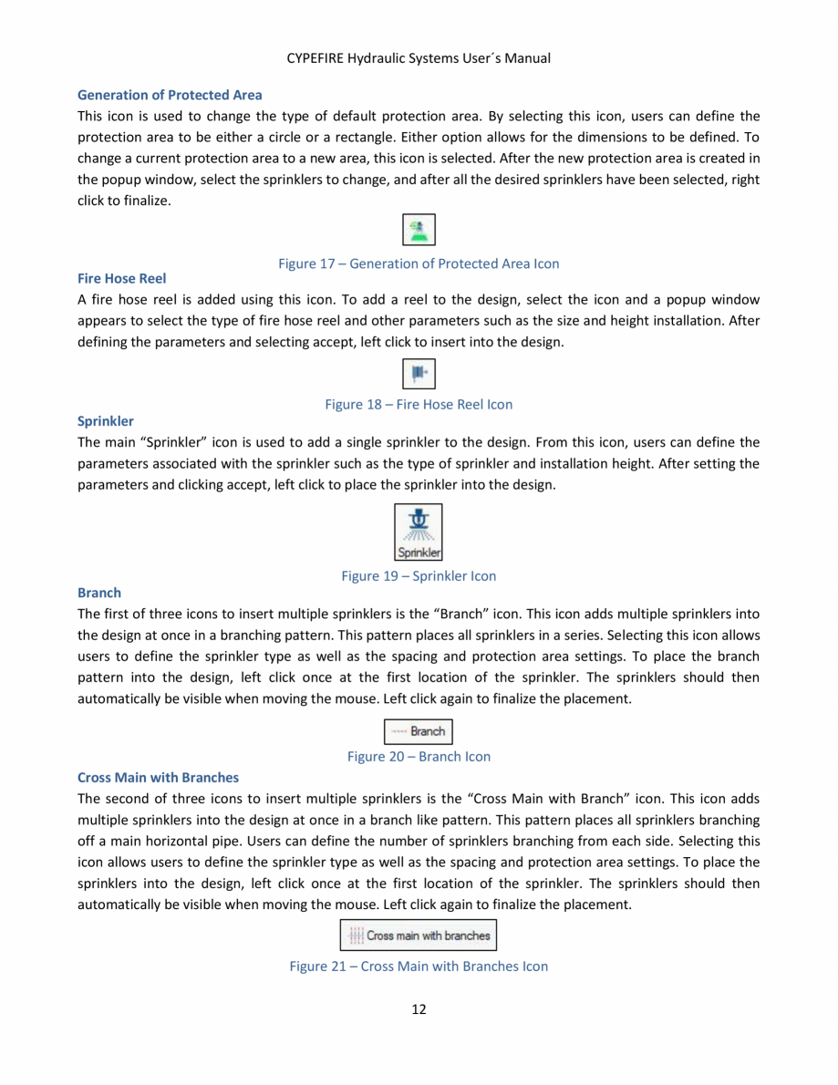 Pagina 14-CYPEFIRE Hydraulic Systems - Manual de utilizare CYPE Instructiuni montaj, utilizare Engleza name...