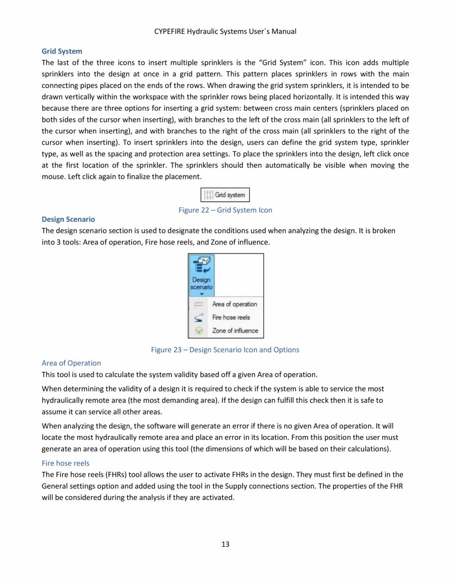 Pagina 15-CYPEFIRE Hydraulic Systems - Manual de utilizare CYPE Instructiuni montaj, utilizare Engleza nu...