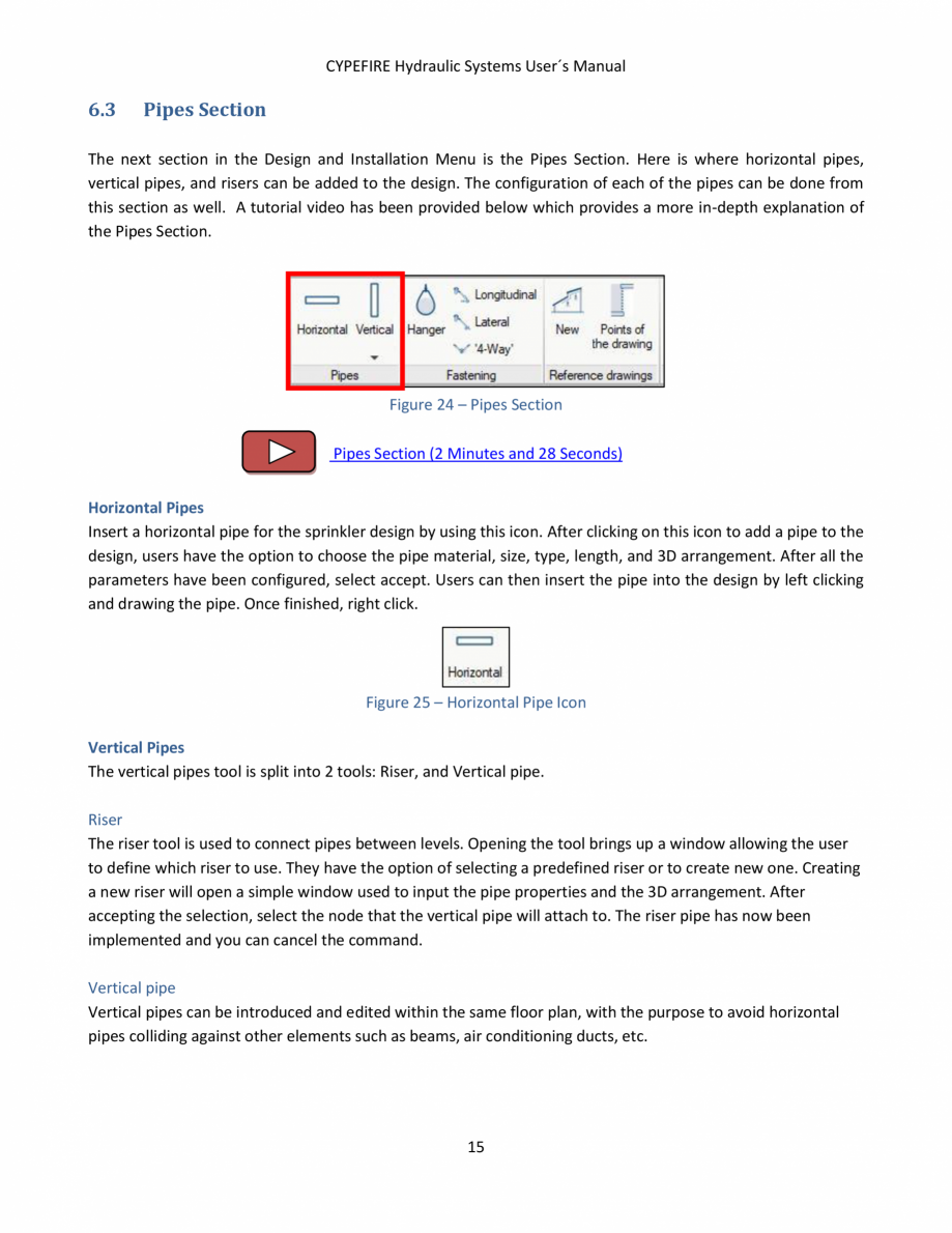 Pagina 17-CYPEFIRE Hydraulic Systems - Manual de utilizare CYPE Instructiuni montaj, utilizare Engleza rinkler...