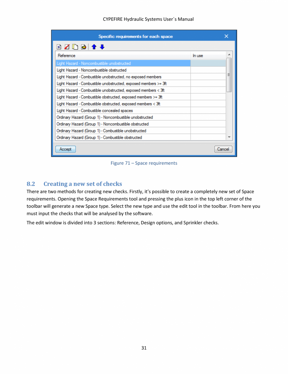 Pagina 33-CYPEFIRE Hydraulic Systems - Manual de utilizare CYPE Instructiuni montaj, utilizare Engleza ft...
