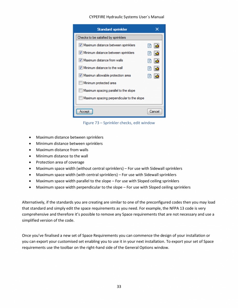 Pagina 35-CYPEFIRE Hydraulic Systems - Manual de utilizare CYPE Instructiuni montaj, utilizare Engleza ically ...