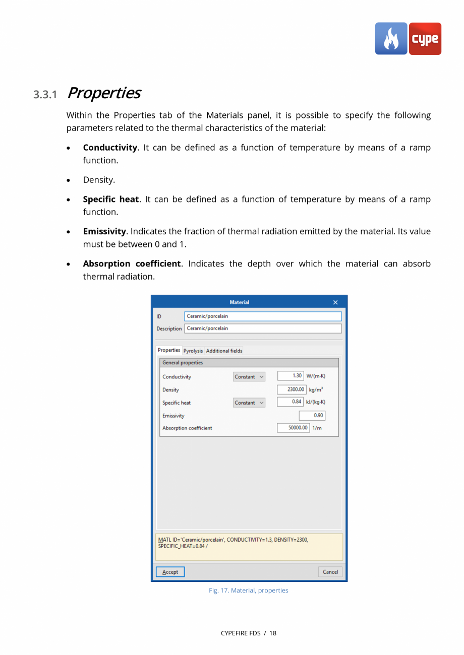 Pagina 17-CYPEFIRE FDS - Manual de utilizare CYPE Instructiuni montaj, utilizare Engleza es that can be...