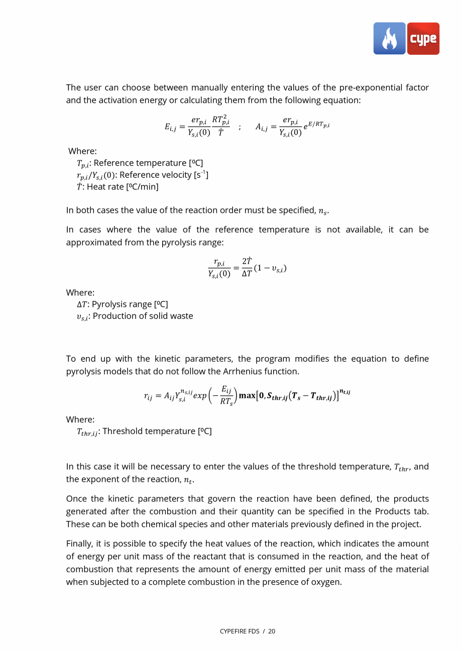 Pagina 19-CYPEFIRE FDS - Manual de utilizare CYPE Instructiuni montaj, utilizare Engleza dicate the initial...