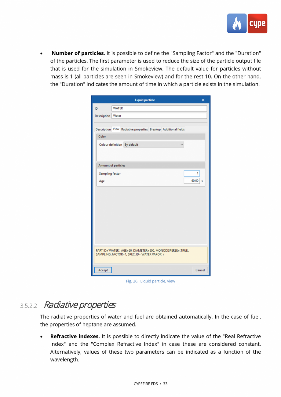 Pagina 32-CYPEFIRE FDS - Manual de utilizare CYPE Instructiuni montaj, utilizare Engleza is
included.
In the...
