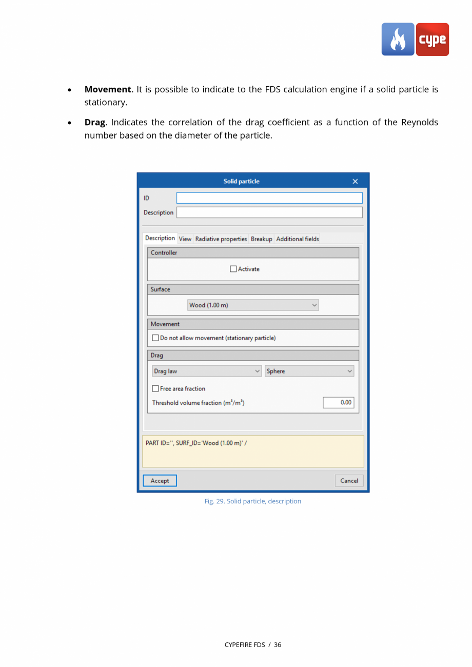 Pagina 35-CYPEFIRE FDS - Manual de utilizare CYPE Instructiuni montaj, utilizare Engleza iding. This option...