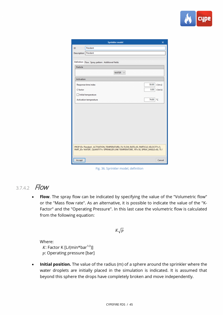 Pagina 45-CYPEFIRE FDS - Manual de utilizare CYPE Instructiuni montaj, utilizare Engleza .7.1

Heat detector...