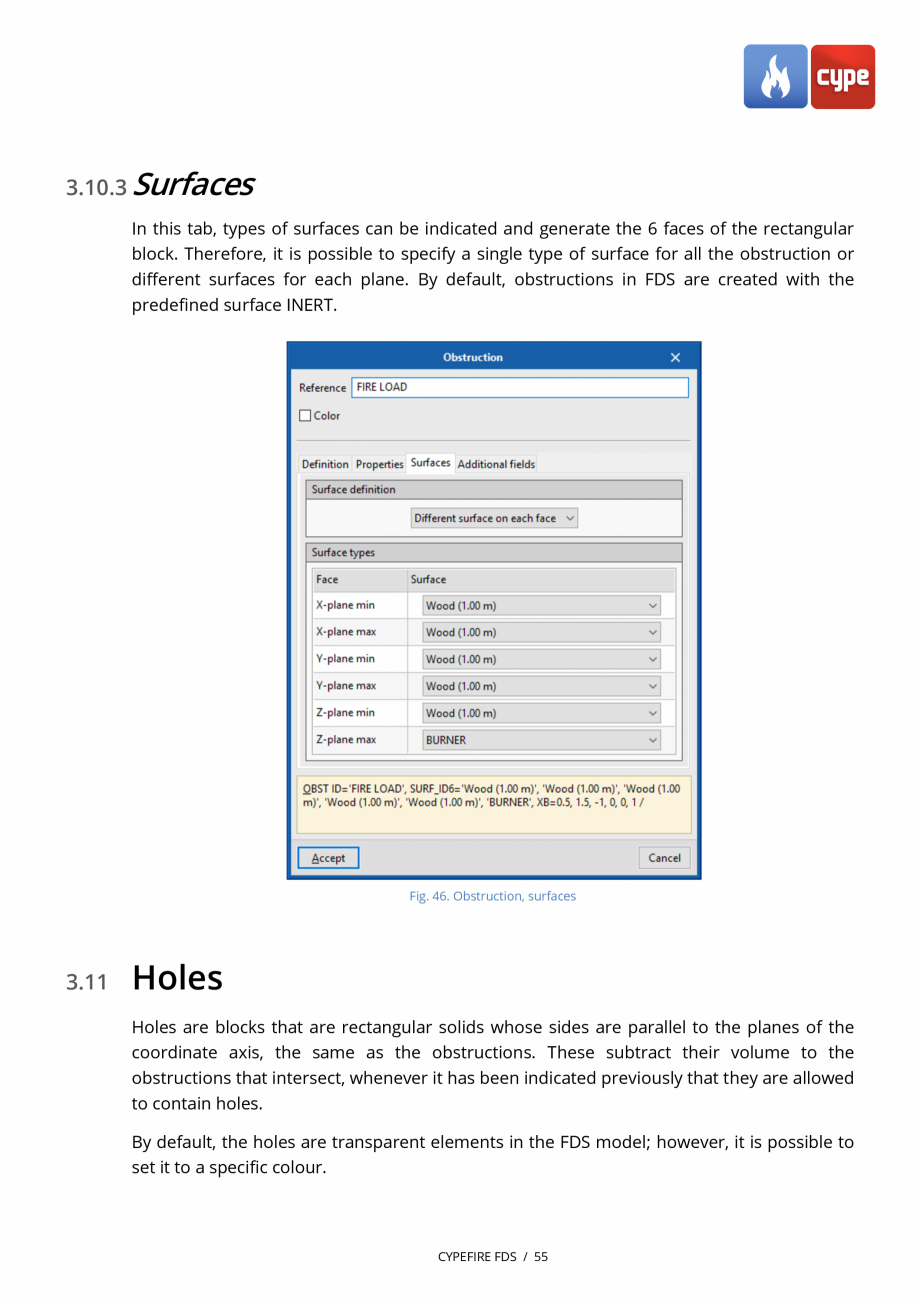 Pagina 55-CYPEFIRE FDS - Manual de utilizare CYPE Instructiuni montaj, utilizare Engleza Environment