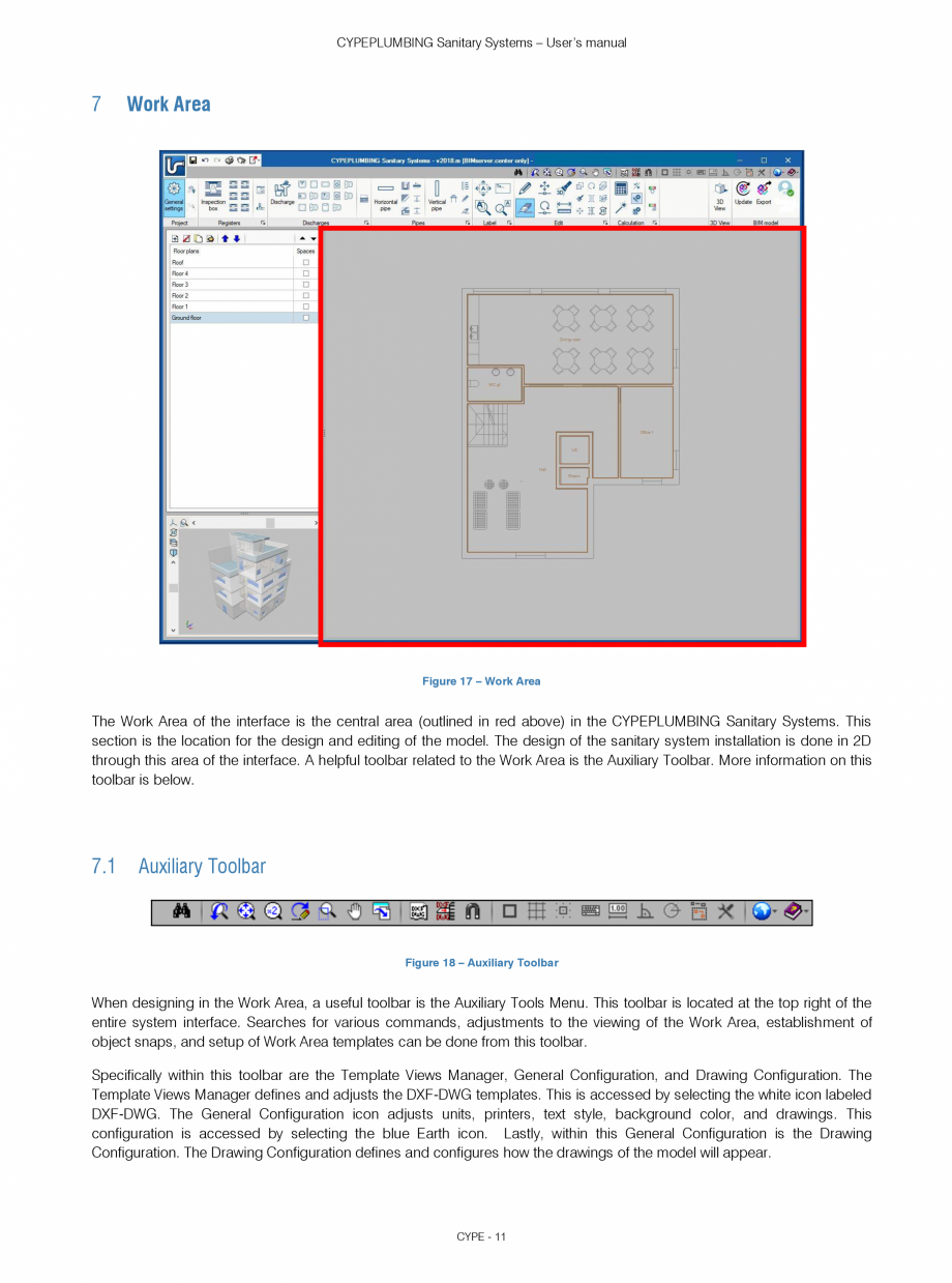 Pagina 11-CYPEPLUMBING Sanitary Systems - Manual de utilizare CYPE Instructiuni montaj, utilizare Engleza n be...