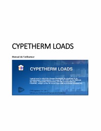 CYPETHERM Loads - Manual de utilizare
