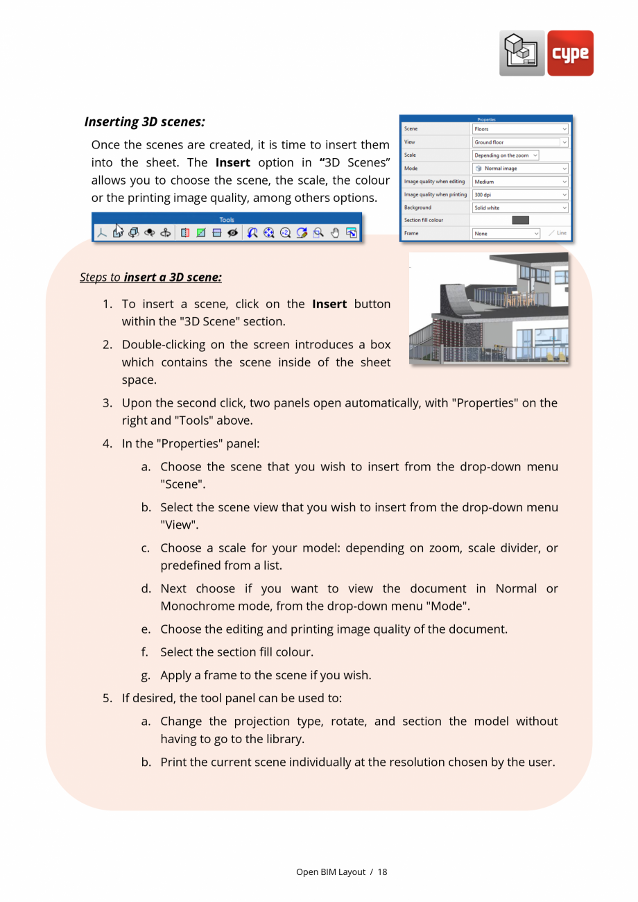 Pagina 18-Open BIM Layout - Manual de utilizare CYPE Instructiuni montaj, utilizare Engleza bles from scratch,...